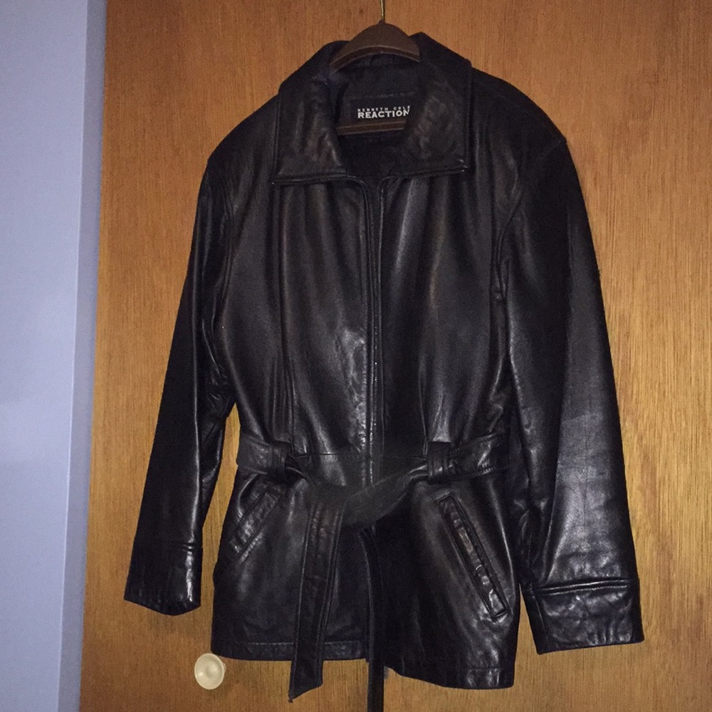 Kenneth Cole Reaction leather jacket